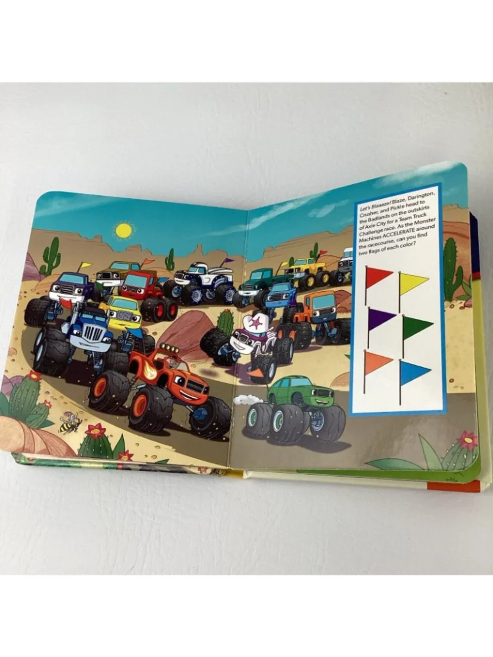 Blaze And The Monster Machines Look Find Book Bundle Lot Diecast Vehicles Lot